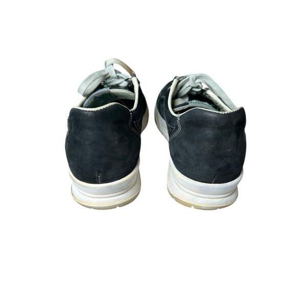 Memphisto Women's Sneaker Black Leather Suede Feel Size 7.5 Walking Shoe - Picture 10 of 16